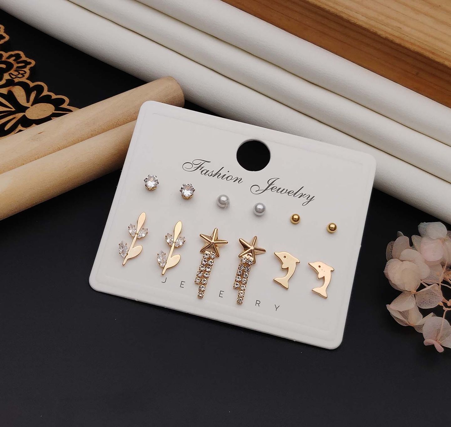 Combo Of 6 Pairs Latest Designs Earrings ER1653