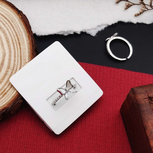 Adjustable Butterfly Ring