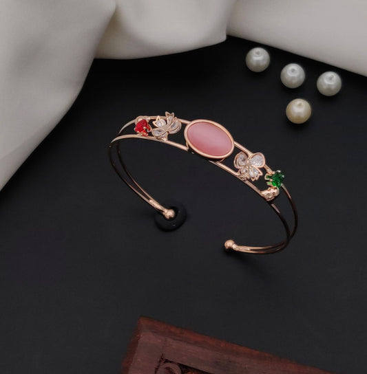 Dazzling Diamond Kada (Rose Gold)
