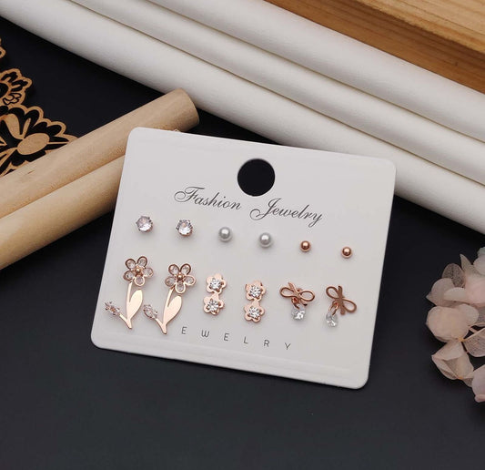 Combo Of 6 Pairs Latest Designs Earrings ER1652