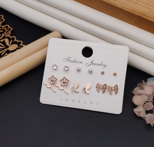 Combo Of 6 Pairs Latest Designs Earrings ER1654