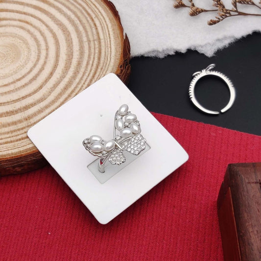 Adjustable Butterfly Ring